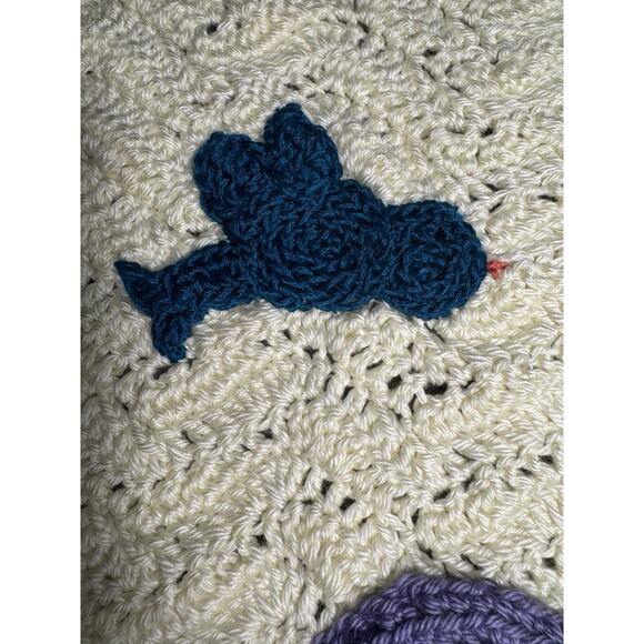 Handmade Noah’s Ark Baby Blanket – Crochet Animal Nursery Blanket Gift - Picture 6 of 11